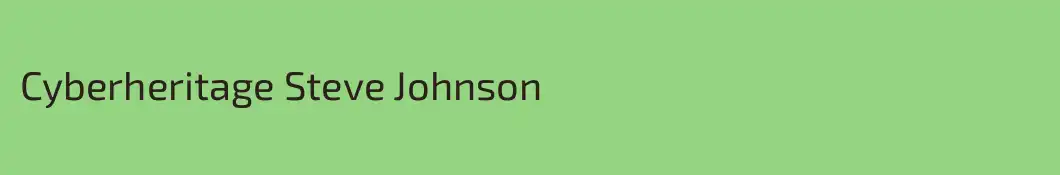 Cyberheritage Steve Johnson